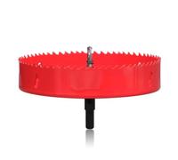 Unifizz 165 mm, 1 cortador de sierra perforadora M42 bimetálica para madera, plástico y aluminio