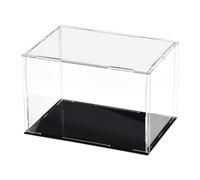 Unifizz Caja de exhibición de acrílico transparente a prueba de polvo para coleccionables, cubo, caja de presentación 15x10x10 cm