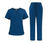 Uniforme Enfermera Monos de manga corta for médicos clínica dental for mujer(Color5,S)