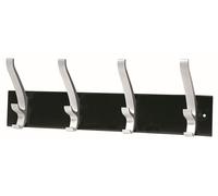 UNiLUX 100340805 - Perchero de pared CYPRES, 4 ganchos, gris-