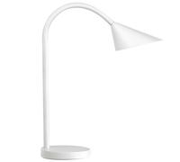 Unilux, Lámpara de Escritorio LED Sol, Brazo Flexible Giratorio 360 °, Color Blanco