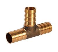 Unión de Manguera de Vacío, Pieza de Latón T Conector de Combustible de 3 Vías Para Tubo de Gas de Aceite de Aire Comprimido(12mm)