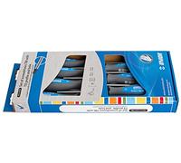 UNIOR 612308 - Juego de 7 destornilladores TBI con perfil Torx en caja de cartón de TR 10 a TR 40 serie 621/1CS7TBI