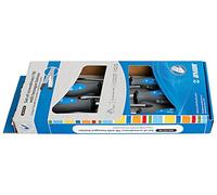 UNIOR 614007 - Juego de 5 destornilladores planos y Phillips TBI con hexágono en caja de cartón serie 600CS5TBI