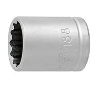 UNIOR 616862 - Llave de vaso 1/4" 12 caras 7 mm serie 188/2
