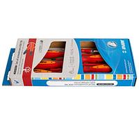 UNIOR 617043 - TVDETBI-Juego de 6 destornilladores aislados VDE TBI con buscapolos en caja de cartón serie 603CS