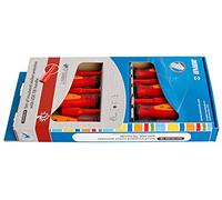 UNIOR 617050 - Juego de 6 destornilladores aislados VDE con llave de vaso TBI en caja de cartón de 5,5 a 13 mm serie 629CS6VDETBI