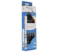 UNIOR 620961 - Juego de 7 destornilladores Torx para electrónica en caja de cartón de TX 6 a TX 20 serie 621CS7E