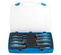 Unior Kit de destornilladores de 9 piezas con perfiles planos, PH y PZ