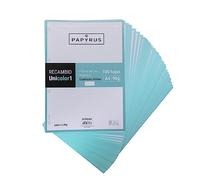 PAPYRUS Recambio Unicolor1 A4 90g Cuadriculado 5x5 mm Mint (Set de 24)