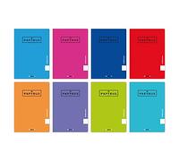 Unipapel 98422199. Pack 10 Libretas A4, 48 Hojas Pauta 2,5mm, Tapa Polipropileno, Papyrus 12, Colores Surtidos Aleatorios