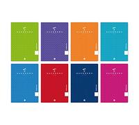 Unipapel 98432599. Pack 10 Libretas Escolares A5 +, 48 Hojas Rayadas, Tapa Polipropileno, Guerrero, Colores Surtidos Aleatorios