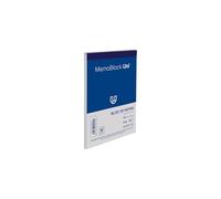 Unipapel - Pack 10 Blocs de Notas Pequeños, Tamaño a6, 80 Hojas Lisas, Papel 60g Microperferado, 14,8x10,5cm, Cotnratapa Resistente, Memoblock Uni