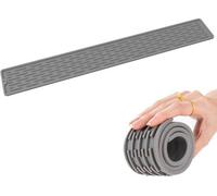 Uniqoos® Alfombrilla de silicona para escurrir y proteger contra salpicaduras, 50 x 5,5 cm, apta para alimentos y libre de BPA, antideslizante para fregadero y encimera