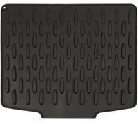 Uniqoos® Alfombrilla de silicona plegable para escurrir, 40 x 32,5 cm – apta para alimentos, antideslizante, con ranuras de drenaje, borde elevado, apta para lavavajillas y resistente al calor