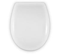 Uniqoos® Asiento de inodoro ajustable, forma O, polímero ultraresistente, ajuste universal de 60 a 174 mm, 2,3 kg, diseño ergonómico y fácil de limpiar