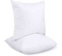 Uniqoos® - Juego de 2 fundas de cojín de 45 x 45 cm – relleno de fibra suave y siliconada, ideal como cojines decorativos para sofás y dormitorios