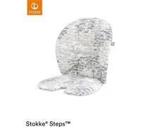Uniqoos® Stokke® Steps™ Juego de cojines para bebé – Juego de cojines acolchados, resistente al agua, certificado Standard 100, lavable a 40°C, color Gris Ondas