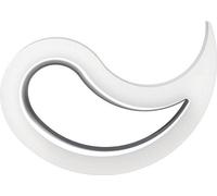 Uniqoos® Topes para puertas y ventanas, modelo Stoppy/Stopi, juego de 2 unidades, color blanco, 9,8 x 1,8 x 6,18 cm – diseño original de Flux Design Products