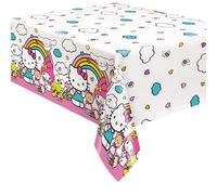 Unique Hello Kitty & Friends Short Fold Rectangular Plastic Tablecover - (54" x 84") 1 Piece - Perfect for Birthdays and Sanrio-Themed Celebrations