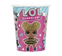 Unique Party 23796EU - Vasos de Papel - 266 ml - Fiesta LOL Surprise - Paquete de 8