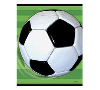 Unique Party 27313 - Bolsas de Regalo - Fiesta de Fútbol - Paquete de 8