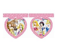 Unique Party 71851 - Banner de Fiesta de Princesas y Animales de Disney de 2,6 m
