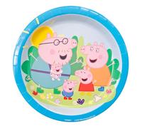 Unique Platos de papel Peppa Pig de 23 cm, paquete de 8 platos desechables para fiestas, vajilla oficial de cumpleaños de Peppa Pig para fiestas de cumpleaños infantiles, baby showers y celebraciones