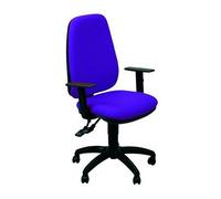 Unisit Silla Administrativa Sincro Tete Reposabrazos Ajustables Azul