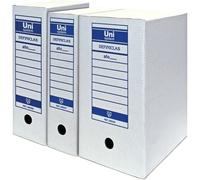 Unisystem Caja de Archivo Definitivo Definiclas Folio Prolongado Blanco Pack 50 Ud