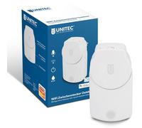 Unitec Enchufe Inteligente WiFi Exterior IP44 Blanco 1 Toma Alexa Tuya