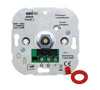 Unitec Regulador LED universal, apto para todos los interruptores de Unitec, Busch-Jäger y Gira
