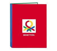 United Colors Of Benetton Carpeta De 4 Anillas Benetton Pop A4 Organizador de Documentos