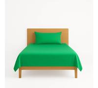 United Colors Of Benetton SET 2PC CAMA (FUNDA NÓRDICA 150X220CM + FUNDA DE ALMOHADA 63X63CM) VERDE Y MORADO RAINBOW BENETTON 70%ALGODÓN + 30% POLIÉSTER Green 155x220