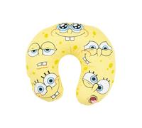 United Labels Bob Esponja - Caras Viaje Almohada cervical cómoda almohada de viaje Almohada cervical Cojín cervical Coche Avión Amarillo