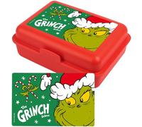 United Labels The Grinch - Fiambrera con separador, color rojo
