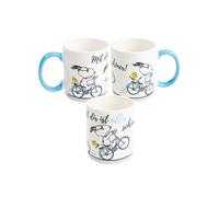 United Labels The Peanuts Snoopy - Taza de café (320 ml), color blanco y azul
