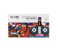 UNIVERSAL CERA PASTEL AL OLEO CARIOCA PLUS 12 COLORES SURTIDOS CARIOCA PLUS 2x8x15 Cms.