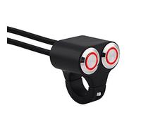 Universal de 22 mm de Interruptor de Manillar de Motocicleta, Interruptores de Agarre de La Linterna de la Motocicleta de Aleación de Aluminio (Tipo D)
