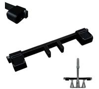 Universal Faucet Handle Lock for Double Sinks, Sink Faucets Guard with Central Pipe Fixation, Safety Faucet Handle Lock with Anti-Drop Columns on Both Ends
