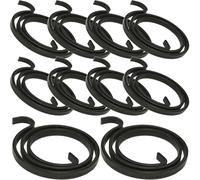 Universal Hardware Resortes de repuesto para manija de puerta, paquete de 10 unidades, 2,5 vueltas, 2,5 mm, resorte helicoidal de metal resistente para manijas de palanca, reparación de puertas, UPVC