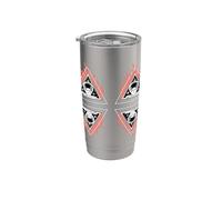 Universal Monsters Bride Triangle All Over Print Vaso térmico de acero inoxidable de doble pared