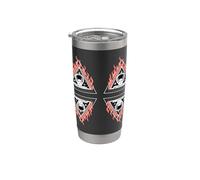 Universal Monsters Bride Triangle All Over Print Vaso térmico de acero inoxidable de doble pared