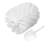 Universal Toilet Brush Head - PP 9x8cm | Screw On Replacement Cleaning | Head, Stiff Bristle Bathroom Toilet Cleaner Brush Heads, Durable Bowl Scrubbing Attachment | Bathroom Care