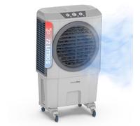 UNIVERSALBLUE Climatizador Evaporativo 72L 6000 m³/h 210W - Enfriador de Aire Portátil con 5 Modos y 3 Velocidades, Refrigeración Natural, Bajo Consumo, con Ruedas, para Estancias hasta 45m²