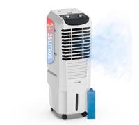 UNIVERSALBLUE Climatizador Evaporativo Portátil 25L - 120W, 4000 m³/h, 3 Velocidades, 2 Modos de Enfriamiento, Oscilación Automática, Depósito de Agua, Bajo Consumo, para Estancias hasta 15 m²
