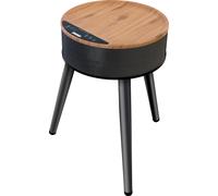 Unold 86545 calefactor eléctrico interior negro, madera ventilador el
