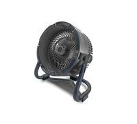 Unold Ventilador de mesa 86656 - Ventilador con batería para exterior e interior, funciona con pilas, uso flexible, hasta 12 horas de autonomía, 6000 mAh, 10 W, color verde