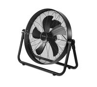 Unold Máquina eólica Black Steel 86735 - 3 niveles, base de metal, ángulo de inclinación ajustable, diámetro de la cesta 50 cm, asa de transporte, 65 W, color negro