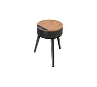 Unold Mesa Calefactora Henry Cerámica Negro y Madera